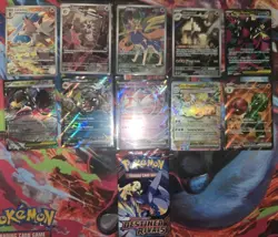 Pokemon mixed Lot rare sir 10 Ex Illustration Rare and Destined rivals pack - Image 1