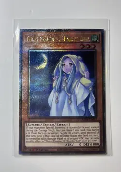 YUGIOH GHOST MOURNER & MOONLIT CHILL QUARTER CENTURY SECRET RARE NM RA04-EN033 - Image 1