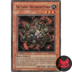 Yugioh The Earth - Hex-Sealed Fusion FET-EN029 Common 1st Edition LP - Image 1