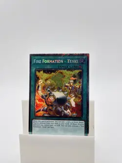 Yu-Gi-Oh! Fire Formation - Tenki RA04-EN201 Plat. Secret Rare 1st Ed. - Image 1