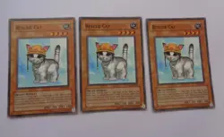 Playset: 3x Rescue Cat FET-EN033 (Common, Unlimited, Played / LP MP) Yugioh - Image 1