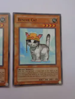 Playset: 3x Rescue Cat FET-EN033 (Common, Unlimited, Played / LP MP) Yugioh - Image 4