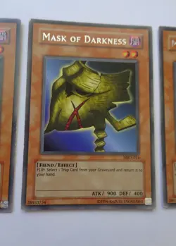 Playset: 3x Mask Of Darkness MRD-014 (Rare, Unlimited, 2x MP / 1x HP) Yugioh - Image 4