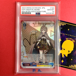 PSA 10 Nanashi Mumei Signed Weiss Schwarz Hololive Vol.2 HOL/W104-120SP SP - Image 1