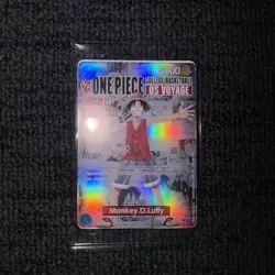 One Piece Card Game MONKEY D. LUFFY College Basketball Promo SEALED - MINT - Image 1