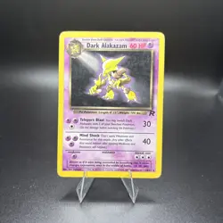 Pokemon Dark Alakazam Card From Team Rocket Set #18/82 2000 - Image 1