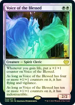Voice of the Blessed (Foil) (VOW) Innistrad: Crimson Vow - NM - Image 1