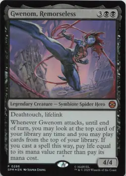 Gwenom, Remorseless - FOIL - P Unique and Miscellaneous Promos 286 - MTG - Image 1