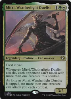 Mirri, Weatherlight Duelist - FOIL - R Commander Masters 347 - MTG - Image 1