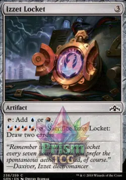 Izzet Locket 215 Common Commander 2019 MTG - Image 1