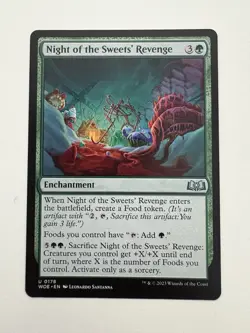 Night of the Sweets’ Revenge MTG Magic the Gathering Card NM Near Mint WOE - Image 1