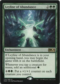 Leyline of Abundance R Core Set 2020 179 - LP MTG - Image 1