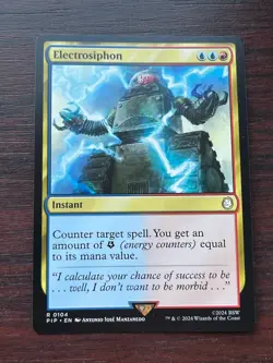 1x ELECTROSIPHON - FALLOUT - MTG - Magic the Gathering - Image 1