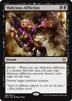 Magic MTG - Malicious Affliction - Eternal Masters - MINT/NMINT - EN - Image 1