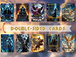 Greek Mythos Themed Saga Commander MTG Alt-Art Deck. Ready to Play! - Image 2