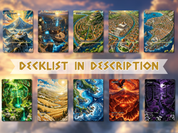 Greek Mythos Themed Saga Commander MTG Alt-Art Deck. Ready to Play! - Image 5