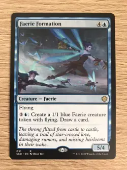 Faerie Formation MTG Magic the Gathering Card NM Near Mint Starter Commander SCD - Image 1