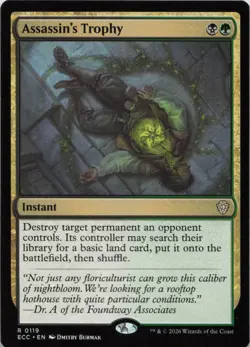 Assassin's Trophy R Commander: Lorwyn Eclipsed 119 NM MTG - Image 1