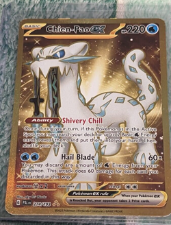 Pokemon TCG Near Mint or + Chien-Pao EX - 274/193 - Paldea Evolved - Hard Sleeve - Image 2