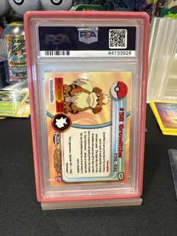 2000 TOPPS CHROME POKEMON T.V. #58 GROWLITHE PSA 10 - Image 2