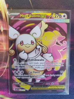 Mega Audino ex 253/217 Ultra Rare Pokemon Ascended Heroes - Image 1