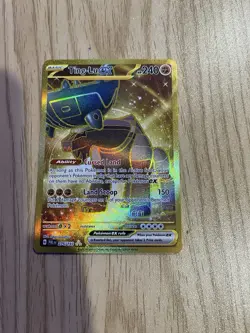 Pokemon Card - Ting-Lu ex Paldea Evolved 275/193 Hyper Rare Full Art Gold Holo - Image 2