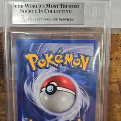 Pokemon Blastoise Base Set Unlimited 2/102 Rare Beckett 7 1999 Wizards - Image 2