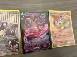Pokemon TCG Card Lot 7 Cards Charizard EX, Deoxys V, Victini EX, Charmander - Image 3