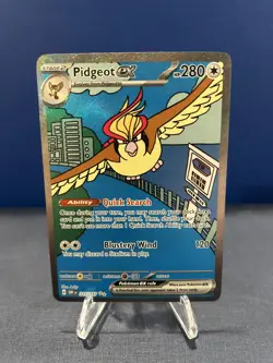 Pokemon TCG Pidgeot EX #225/197 Obsidian Flames Special Illustration Rare NM - Image 1