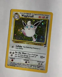 2001 Base Set 2 Wigglytuff Cosmos Holo 19/130 Rare WOTC Pokemon Card TCG NM Mint - Image 3