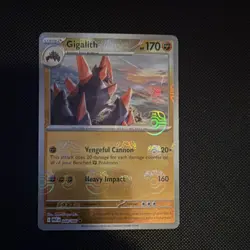 Pokemon Gigalith Master Ball Pattern Holo SV: White Flare 048/086 - Image 1