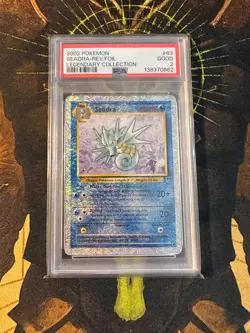 Pokemon Seadra 63/110 Legendary Collection Reverse Holo PSA 2 - Image 1