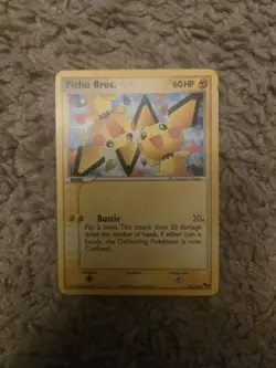 MP Pokemon Pichu Bros. Card Non-Holo, Pop SERIES-3, Set 16/17 Common Promo - Image 1