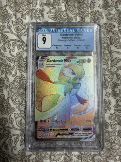 Pokemon TCG Gardevoir VMAX Champion's Path CGC 9 2020 17/73 Ultra Rare Holo - Image 1