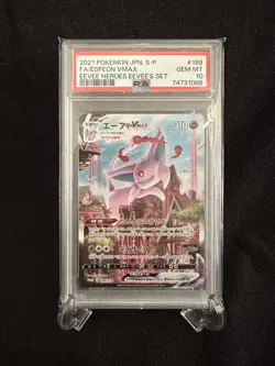 Pokemon Espeon Vmax Alt Art Japanese Eevee Heroes Promo 189/S-P PSA 10 Gem Mint - Image 1