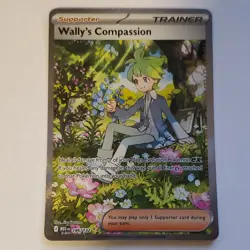 Pokemon TCG Wally's Compassion Me01 Mega Evolution 186/132 Special Rare Holo - Image 1