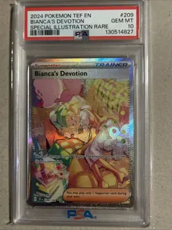 Pokemon Temporal Forces Bianca's Devotion #209 Sir PSA 10 Gem Mint! - Image 1