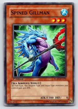 Yu-Gi-Oh! TCG Spined Gillman 1st Edition RGBT-EN034 - Image 1