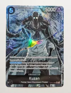 Kuzan OP10-082 Holo Foil Alternate Art One Piece TCG Game Card NM - Image 1