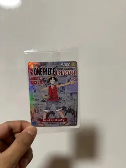One Piece Monkey D Luffy US Voyage College Basketball Promo Card (P-055) SEALED - Image 1