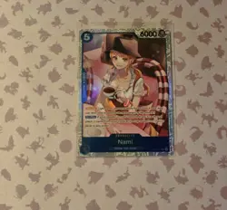 One Piece A Fist Of Divine Speed Op11-054 Nami SR NM - Image 1