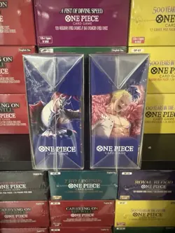 One Piece TCG OP-14 Azure Sea's Seven Double Pack Vol.9 DP-09 Lot of 2 Sealed - Image 2