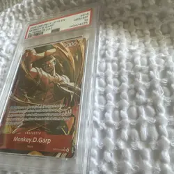 PSA 10 2025 ONE PIECE OP13 EN MONKEY D. GARP ALTERNATE ART - Image 3