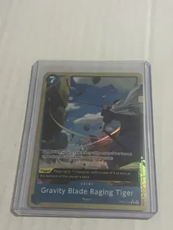 One Piece Gravity Blade Raging Tiger OP06-058 Alt Art PRB02 English - Image 1