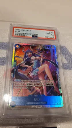 One Piece Awakening of the New Era - Ulti SR Alternate Alt Art #OP05-043 PSA 10 - Image 1
