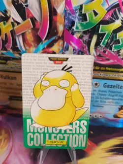 Pokemon Karte Card carddass Monsters collection Green 1996 japanese Psyduck Good - Image 1