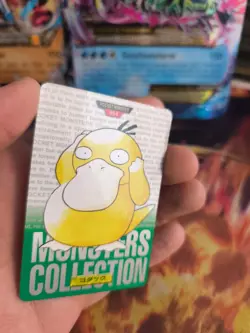 Pokemon Karte Card carddass Monsters collection Green 1996 japanese Psyduck Good - Image 2