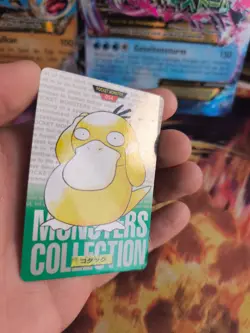 Pokemon Karte Card carddass Monsters collection Green 1996 japanese Psyduck Good - Image 5