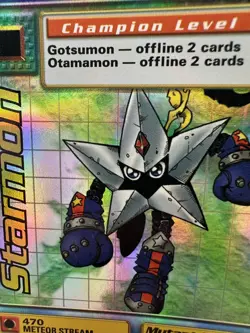 ST-26S Starmon Starter Deck FOIL Digimon Digi-Battle Series Card 1999 NM Holo - Image 3
