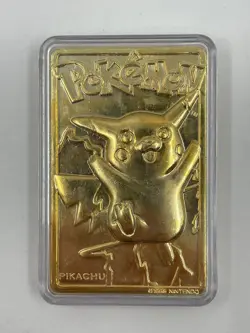 Pokemon 23K Gold Plated Cards - 1999 Burger King Promo - Mewtwo Pikachu Togepi - Image 3